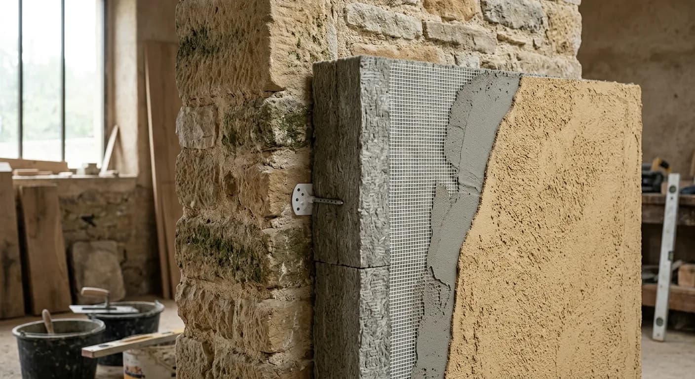 Isolation extérieure par l'enduit (ETICS)